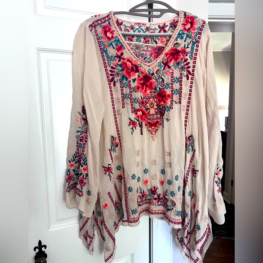 Johnny Was Embroidered Tunic